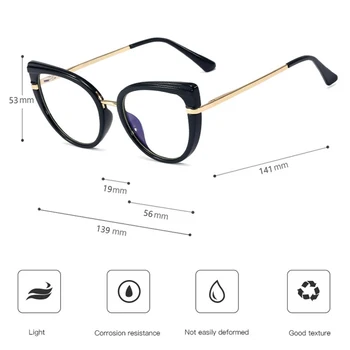 Прозрачни Рамки За Очила Очила Дамски Модни Секси Cat Eye Luxury Brand Очила Дамски Модни Компютърни Очила Classic