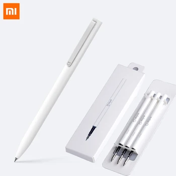 Оригиналът на Xiaomi Mijia Sign Pen 9.5 mm Signing Pen PREMEC Smooth Switzerland Зареждане MiKuni Ink Japan Add Mijia Black Пълнители