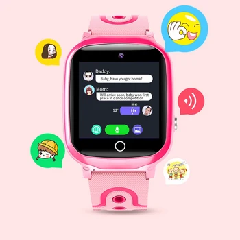 децата Smart Watch 2G GPS СРЕЩА wifi позициониране на деца Детски телефон гласов чат sos камера сензорен екран, водоустойчив IP67 подарък на детето