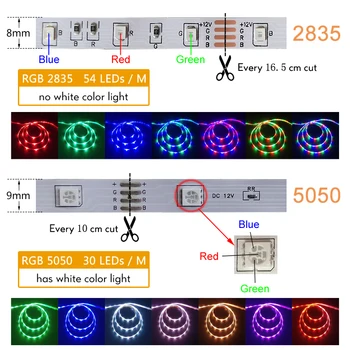 Led лента RGB лента с WiFi дистанционно управление 5050 2835 12V Лента led светлини гъвкава лента 5 М до 10 м 15 м, внасяни диод лента led светлина