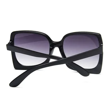 2020 мода големи жени слънчеви очила марка дизайнер пластмасови женски голяма рамка наклон слънчеви очила с UV400 gafas de sol mujer