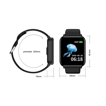 Willgallop R16 смарт гривна гривна Bluetooth 5.0 водоустойчив мониторинг на сърдечната честота тракер за Apple IPhone Xiaomi