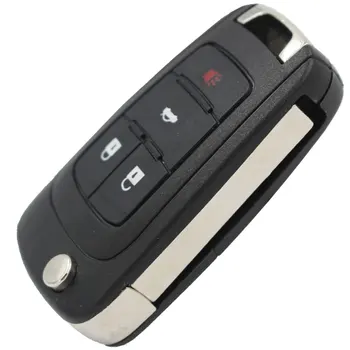4 бутони на дистанционното на ключа за Chevrolet Malibu Cruze, Aveo Spark Sail 315/433 Mhz ID46 чип 3+1 бутон за управление на алармена система Fob