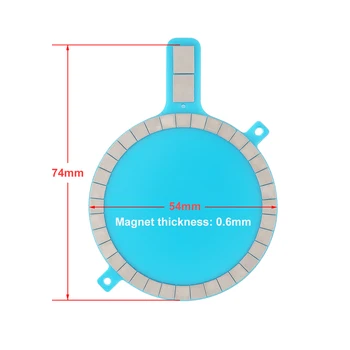 Безжична зареждане магнит за iPhone 12 Pro Max магнитен стикер за 12 Mini 11 Xr Xs X 8 калъф за мобилен телефон Magsafe Mag Safe