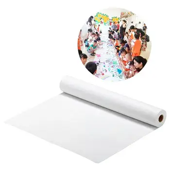 3шт бяла фигура на хартия на руло плакат хартия занаят ролка амбалажна хартия за дома предучилищна САМ арт проект 44. 5x500cm
