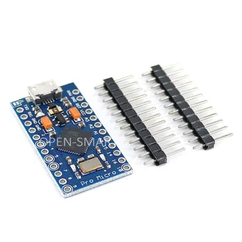 Pro Micro module Mini leonardo board Tiny Atmega32U4 Съвет за развитие с конектор Micro USB за Arduino Leonardo