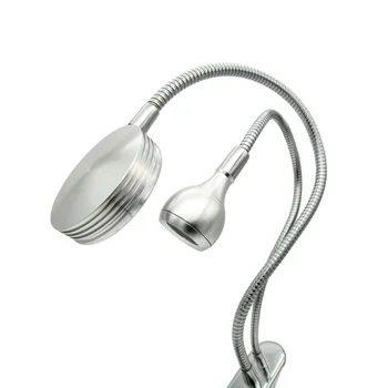 Dimmable LED double head клип mobile phone repair лампа може да бъде конфигуриран UV втвърдяване на лилава лампа настолна лампа WF920421