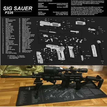 Sig Sauer P226 почистваща подложка гума 17