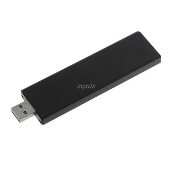 USB3.0 to SATA Based 2280 М. на 2 SATA SSD портативен корпус кутия за съхранение черен