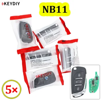 5 бр. / лот KEYDIY 3 бутона многофункционален пулт за дистанционно управление NB11 NB серия универсален за KD900 URG200 KD-X2 всички функции в едно