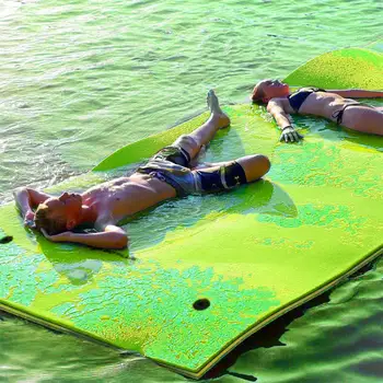 Плаващ водна възглавница сълзотворен уютен XPE пяна плаващ подложка за плаж, океан, езеро с вода, одеяло, вода в плаващ легло Pad Accessori