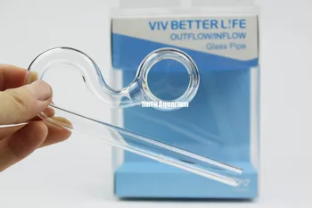 VIV mini nano pipe glass spin outflow ADA style aquarium water plant fish tank