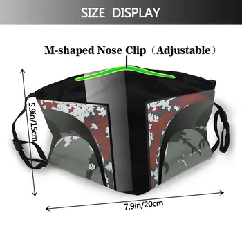 Научно-фантастичен каска за многократна употреба устата маска за лице пилот на изтребител от 