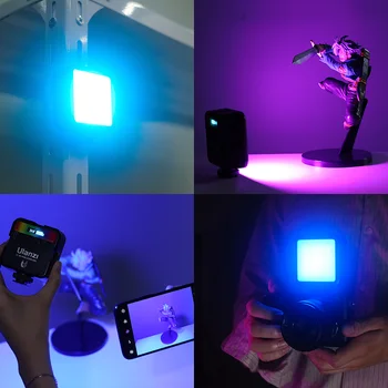 Ulanzi VL49 мини преносим джобен фотографско осветление RGB LED Video Light 2000mAh Vlog Fill Light смартфон DSLR SLR лампи