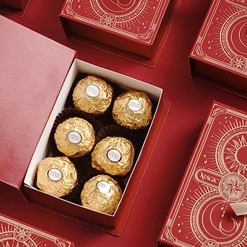 10шт Магическа книга подарък кутия опаковка плик форма сватбен подарък бонбони Boxex сувенири рожден ден декорация на хартиени торби