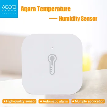 Нов оригинален сензор за влажност, температура на Aqara Умен дом устройство на налягането на въздуха за работа с Android, IOS приложение бърз кораб
