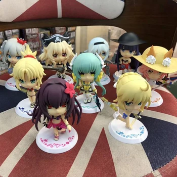 Аниме Fate / stay Night Altria Pendragon Saber Tamamo No Mae бански фигурка PVC 10 см колекция модел кукли, играчки за подаръци
