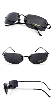Matrix Морфей слънчеви очила Movie слънчеви очила мъжете 15.9 g ултра-леки класически кръгли очила без рамки Oculos Gafas De Sol 2018 New