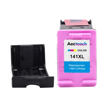 Aecteach зареждане касета заместител на HP 140 141 XL Photosmart C4583 C4283 C4483 C5283 D5363 Deskjet принтер D4263