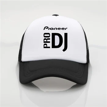 модни шапки DJ стил Пионерская печат бейзболна шапка на Мъже, Жени на лятното слънце, шапка, възстановяване на предишното положение шапки