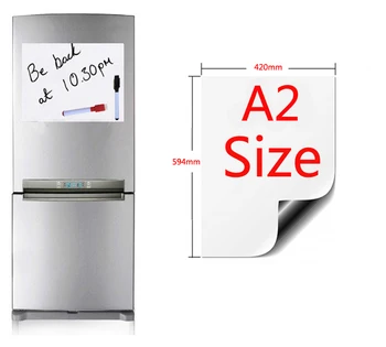 Размер A2 Магнитна дъска магнити за хладилник презентационни табла за начало кухня дъски за писане на съобщения етикети 420x594 mm