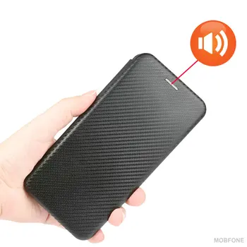 Нов кожен калъф, изработени от въглеродни влакна за Asus ROG Phone 3 ZS661KS Business Портфейла Flip Stand Cover ROG Phone 2 ZS660KL чанти броня Etui