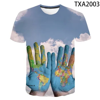 Уличната мода, хип-хоп тениска на мъже, жени деца Травис Скоттс ASTROWORLD тениска на хладно 3D печат момче момиче децата потници тениски