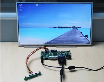 Latumab New (HDMI+DVI+VGA) LCD LED LVDS Controller Board Monitor kit for B156XTN02.1 Безплатна доставка