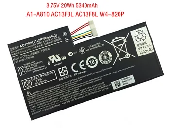 3.75 V 20Wh 5340mAh нов AC13F3L AC13F8L Tablet батерия за Acer Iconia Tab A1-A810 A1-A811 W4-820P W4-820 1ICP5 / 60 / 80-2