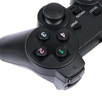 USB жична гейм контролер PC геймпад шок вибрация стик игри мат Joypad Control за PC преносим компютър Gaming Play