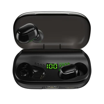 2200mAh Bluetooth слушалки Безжични слушалки LED TWS спортни водоустойчиви слушалки слушалки слушалки за IPhone Android