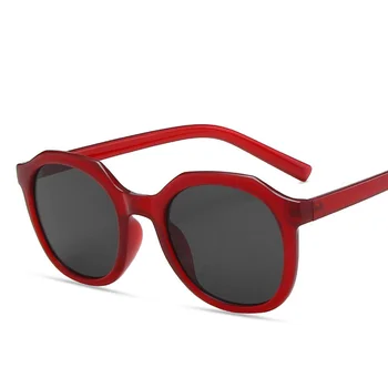 Новоприбывшие малки кръгли слънчеви очила рамка за жени мода чай с мляко цвят за защита на слънчеви очила градинска облекло UV400 шофиране Goggle