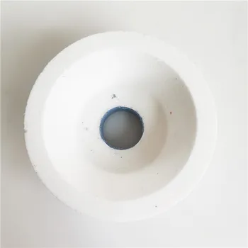 Чашеобразный 125mmwhite / кафяв корундовый шлайфане кръг за високо стомана и бързорежеща стомана 1 бр.