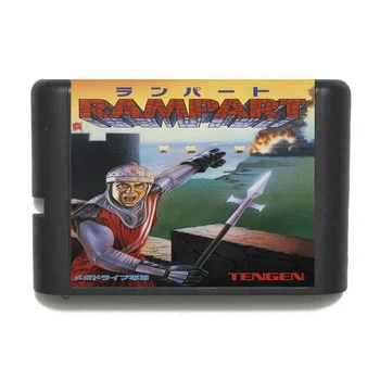 Rampart 16 битова игрална карта MD за Sega Mega Drive For Genesis