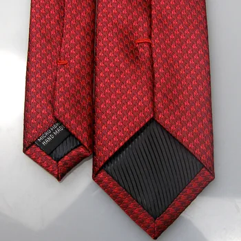 ЛАММУЛИН мъжките костюми и вратовръзки мода мармалад Червен Възел контраст червено с мармалад червени проверки тъкани раираната вратовръзка слаб вратовръзка 6 см