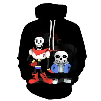 Аниме игра undertale hoodie unisex 3D printed sweatshirt Harajuku ежедневни hoodie cool, man, woman яке hoodie