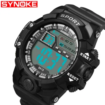 Модерни ежедневни мъжки часовници Цифрови спортни цифров мъжки часовник Ръчен часовник Водоустойчив relogio masculino digital fitness clock N50