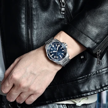 PAGANI DESIGN Fashion мъжки механични часовници Top Brand NH35A керамични bezel от неръждаема стомана спортни водоустойчиви часовници бизнес мъже