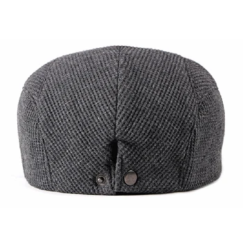 SLECKTON високо качество Газетчик шапки ежедневни мъжки барети мода есен-зима шапки за мъже дишаща плосък капак регулируем татко шапки