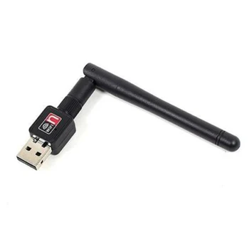 USB WIFI Wireless LAN Adapter Long Range Antenna Portable for Desktop Computer