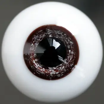 [wamami] 16 мм стъкло на тъмно зеницата на кафяви очи облекло за BJD Dollfie