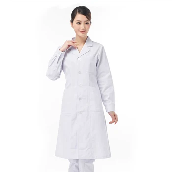 Спа униформи от бял лабораторен халат памук тънък работно облекло униформи салон за красота работно облекло 2020 нов унисекс лабораторен халат здравеопазване лабораторен халат