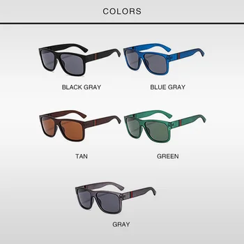 Поляризирани слънчеви очила за мъже размер на винтидж слънчеви очила Марка очила мъжете шофиране очила Oculos Feminino нюанси за жени