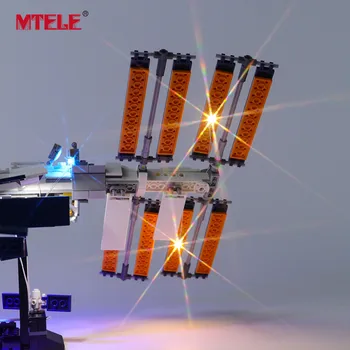 MTELE Brand LED Light Up Kit For Ideas Series International Space Station Toys Compatile With 21321