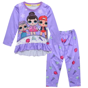 Хаха suprise оригинални детски комплекти за момче пижами детски спортен костюм lol кукли пижами бебе момиче облекло момичета дрехи