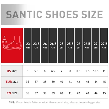Santic мъжете Колоездене обувки, дишаща нескользящая палладиевая обтегач Велкро под наем Пътна обувки лесен Азиатски размер WS20012