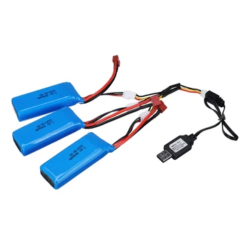 7.4 V 3000mah Lipo Battery for Wltoys 1:14 144001 RC Car toys Parts Battery for RC Car Wltoys 144001 1-5PCS 7.4 V Battery T Plug