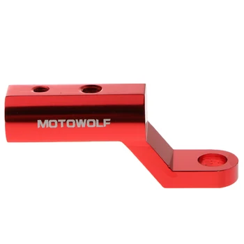 Motowolf 22 мм мотоциклет огледало за обратно виждане удължител скоба адаптер притежателя скоба за монтиране на удлинительные багажник подкрепа огледала лост