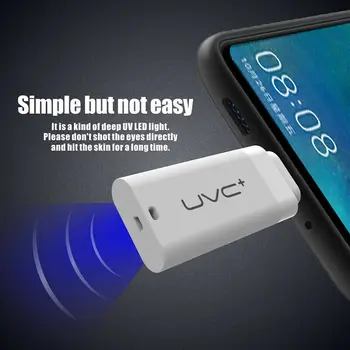 Преносим UVC дезинфекция на UV led light мобилен телефон, USB интерфейс, plug UV Стерлизатор Cabina Desinfectante за Iphone Huwei Masque