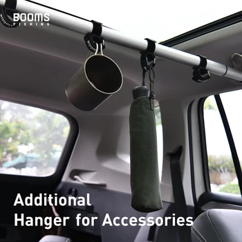 Booms Fishing сегмент rb2 Car Organizer Род Holder Belt for Vehicle Clothes Bar САМ Род Carrier